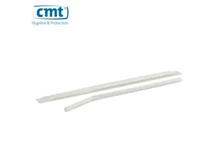 CMT Drinkrietjes flexibel plastic wit 21x0.6cm 10.000 Stuks - 1