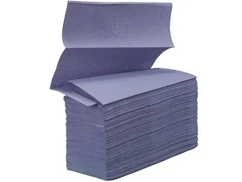 Handdoekpapier Multifold Vouw Cellulose 2-laags Blauw 27x21,5cm