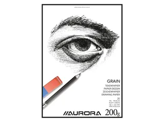 Tekenblok Aurora A3 20 vel 200 gram Grain papier - 1