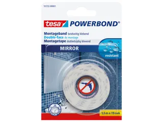 Montagetape tesa Powerbond Spiegel dubbelzijdig 1,5mx19mm - 1
