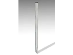 paal,v. afvalbak,H 1450mm,staal verzinkt