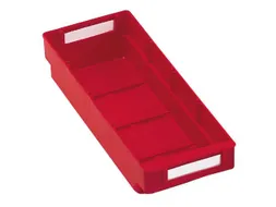Stellingbak Extra Vlak Pp Hxbxd 65X120X300Mm Rood