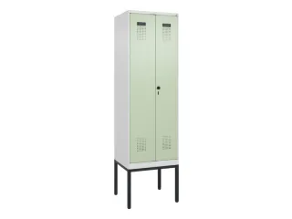 PBM-locker,HxBxD 2120x600x500mm,2vak,vak B 300mm,draaigrendel - 2