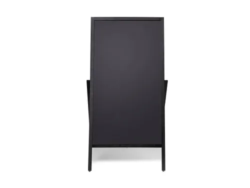 Krijtstoepbord Houten A-Bord Flip 68x140cm Zwart