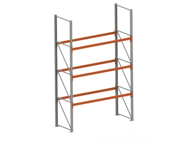 palletstelling,grondveld,HxBxD 4400x2870x1100mm,vakl. 1440kg