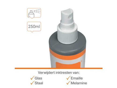Whiteboardreinigingsspray Nobo waterbasis 250ml