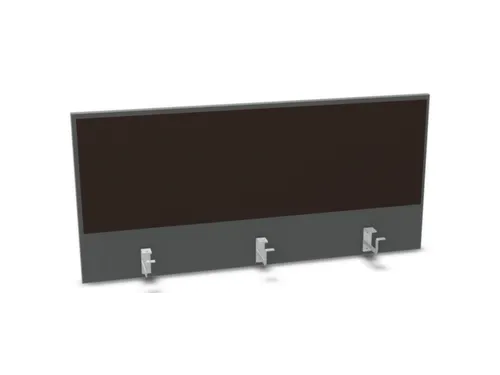 opzetpaneel bureau aanbouw achter MS-donkergrijs BN2036-bruin 1200mm