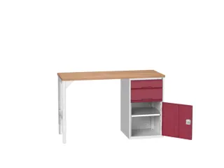 werkbank,HxBxD 930x1500x600mm,multiplexblad,2voeten/1container - 1