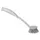 Afwasborstel Cleaninq basis plastic met ronde kop wit