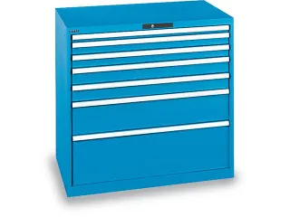 Ladenkast Code 1000x1023x725mm 7laden 200kg Ral5012 - 1