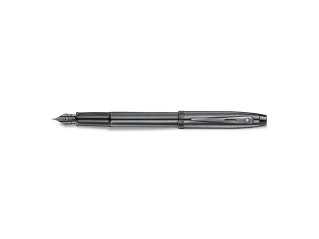 Vulpen Sheaffer 100 E9375 F Ionic Shiny dark grey gunmetal