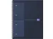 International Notebook 160 blz A4+ geruit blauw