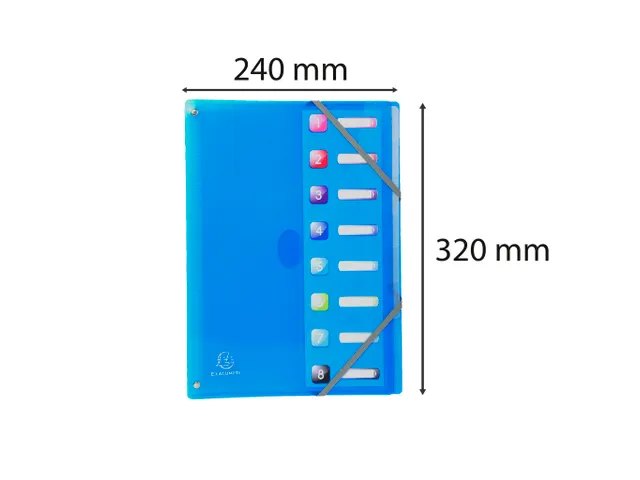 Sorteermap IDERAMA u itrekbaar 8 vak ass