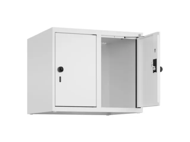 opzetkast,v. locker,2vak.,vak B 300mm,HxBxD 500x600x500mm,draaigrendel