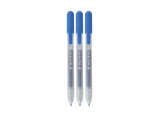 Gelschrijver Sakura Gelly Roll Classic 08 klikfunctie blauw 3 stuks