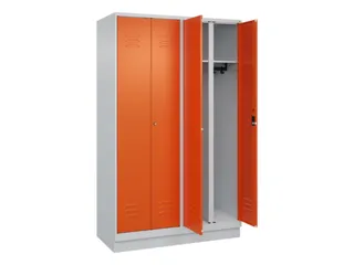 locker voor scheiding van kleding,HxBxD 1950x1200x500mm,4vak - 2