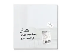 Glasmagneetbord Sigel Artverum 48x48x1.5cm Wit