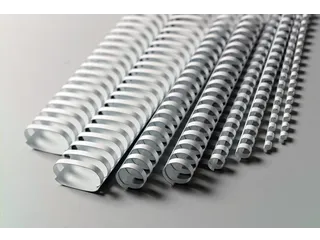 Bindrug GBC 6mm 21-rings A4 wit 100stuks - 8