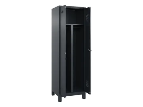 PBM-locker,HxBxD 1950x600x500mm,2vak,vak B 300mm,draaigrendel