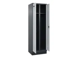 locker voor scheiding van kleding,HxBxD 1950x600x500mm,2vak