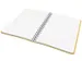 Cosy notitieboek spiraalbinding B5 gelijnd geel