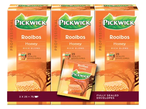 Thee Pickwick rooibos honey 25x1.5gr