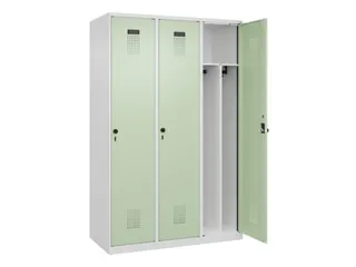 locker voor scheiding van kleding,HxBxD 1850x1200x500mm,3vak - 1