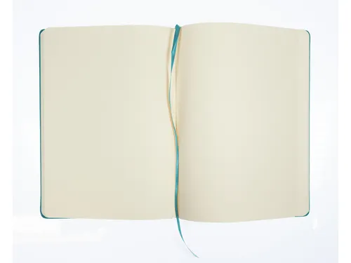 Schetsboek Kangaro A4 dark turquoise PU HC 80 vel 140gr roomwit met el