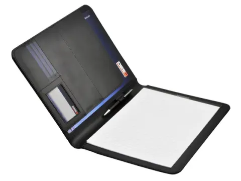 DESQ 3682 A4 Conferentiemap inclusief Schrijfblok Zwart