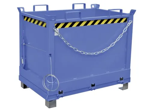 klapbodemcontainer,HxLxB 845x840x1245mm,0,5m³,hijsogen,vorksloffen