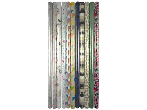 Cadeaupapier Kangaro luxe ass. 70 x 100 cm, 2 vel per rol, FSC