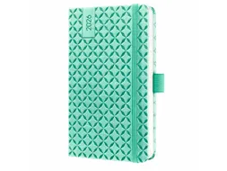 Weekagenda Flair A6 2026 (NL/FR/EN/DU) Mint Green Hardcover