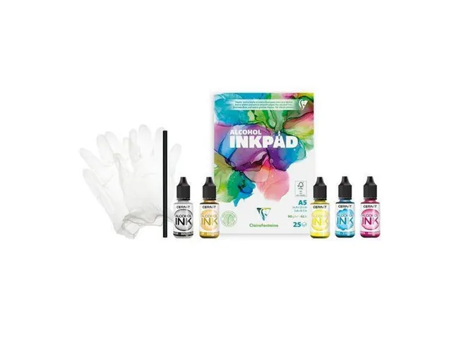 Alcoholinkt Clairefontaine & Cernit starterset 8-delig