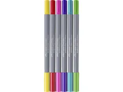 Duo aquarelmarker Goldfaber etui 6 stuks Candy shop