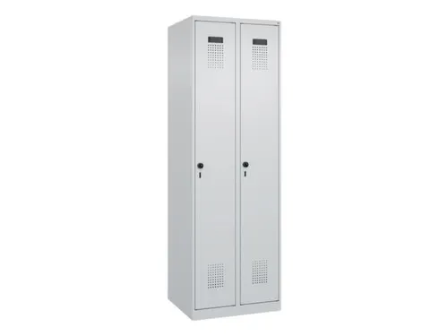 locker,HxBxD 1850x600x500mm,2vak,vak B 300mm,draaigrendel