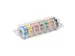 Daymark Dispenser permanente labels dagetiket, 7x1000st