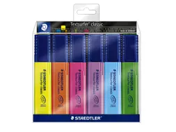 Markeerstift Staedtler 364 Textsurfer assorti 6 stuks