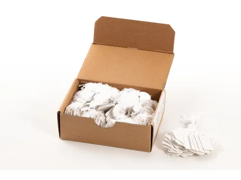 HERMA 6925 Hanglabel 25x38mm Wit karton met Wit draad 1000 stuks