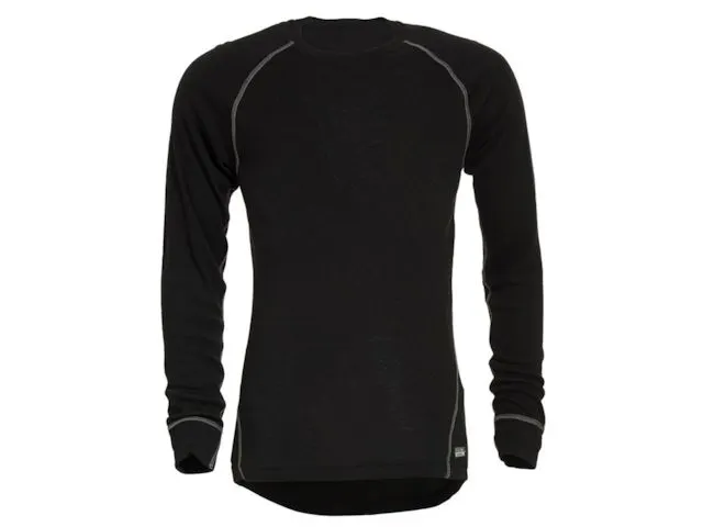 T-shirt 6315 90 Zwart Vlamvertragend Lange Mouwen Maat EEL