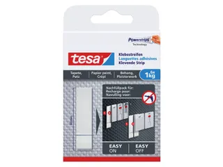Kleefstrips tesa behang & pleisterwerk 1kg wit 6 stuks 6 stuks - 1