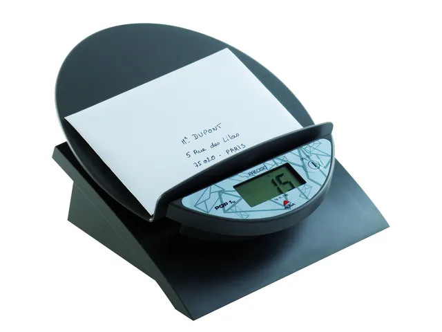 Prepop elektronisch brievenweegschaal 1 kg antraciet