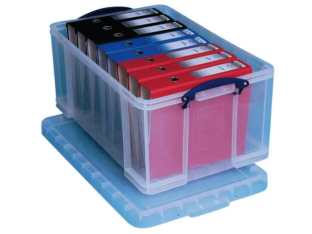 Opbergdoos 64 Liter Transparant Archief