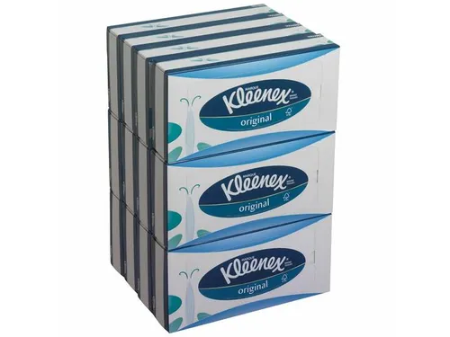 Kleenex 8824 facial tissue 3-laags wit 20x20cm 12x72 tissues