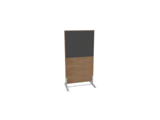 scheidingswand,HxB 1545x800mm,NT-cherry,BN8010-antraciet - 2