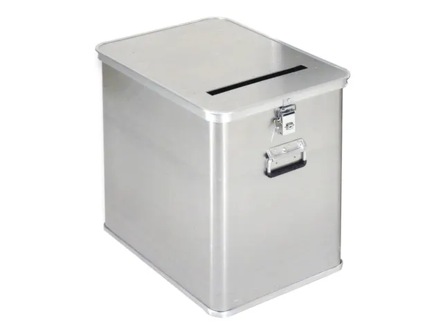 Dossierafvalbak 80 Liter Aluminium 650x435x385mm Inworpsleuf