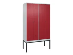 locker voor scheiding van kleding,HxBxD 2120x1200x500mm,4vak