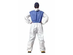 RSG Cool Workwear overall Blauw/Wit maat XXL doos van 25 stuks