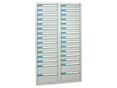 ladekast,HxBxD 1800x1000x500mm,30lade(n),centr. vergrendeling