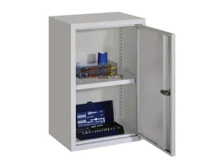 Hangkast 600x400x300mm 1 Verstelbaar Legbord Ral 7035 Front Ral 7035 - 1