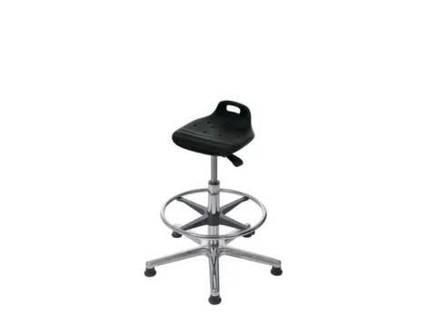 stasteun,PU-schuim-zitting zwart,zitting H 530-780mm,voetring